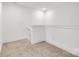 Unfinished basement showcasing potential living space with white walls and neutral carpet at 81 Kirk St, Salisbury, NC 28144