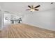 Open concept living room showcasing the kitchen's features and natural light at 81 Kirk St, Salisbury, NC 28144
