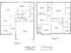 Detailed floor plan showcasing the layout of the first and second floors, including room dimensions and closet space at 9325 Beecroft Valley Dr, Huntersville, NC 28078