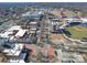 An aerial view of a downtown area with a baseball stadium at 108 Oak Grove St, Kannapolis, NC 28081