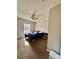 Bedroom featuring carpeted floors, a ceiling fan and window at 191 Ashford Dr, Olin, NC 28660