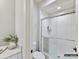 Contemporary bathroom with a glass-enclosed shower, and modern fixtures for a spa-like experience at 19419 Youngblood W Rd # 2, Charlotte, NC 28278