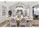 Elegant dining room with stylish chandelier, a large table, and ample space for entertaining guests at 19419 Youngblood W Rd # 2, Charlotte, NC 28278