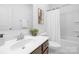 Bright bathroom featuring a large vanity, a neutral color scheme, and a shower/tub combo at 25966 Appleyard Ct # 1205, Lancaster, SC 29720