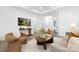 Well-lit living room with a large TV, stylish furniture and modern decorations at 25966 Appleyard Ct # 1205, Lancaster, SC 29720