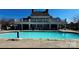 Refreshing community pool surrounded by comfortable seating, perfect for relaxation at 2941 Bellasera Way, Matthews, NC 28105