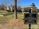 Bella Sera Pavilion welcome sign for residents in a dog-free common area at 2941 Bellasera Way, Matthews, NC 28105