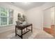 Bright office space with a large window, a modern desk, and stylish shelving for an inspiring work environment at 2941 Bellasera Way, Matthews, NC 28105