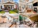 Real estate image collage showcasing the home's exterior, living room, kitchen, and outdoor patio at 3439 Richards Xing, Fort Mill, SC 29708
