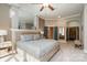 Spacious bedroom with a bed, large mirror, and hardwood floors at 3439 Richards Xing, Fort Mill, SC 29708