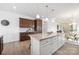 Spacious kitchen featuring a large center island, stainless steel appliances, and a bright, open layout at 40189 Crooked Stick Dr # 1205, Lancaster, SC 29720