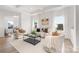 Bright and airy living room featuring stylish neutral furniture, a decorative rug, and abundant natural light at 40189 Crooked Stick Dr # 1205, Lancaster, SC 29720