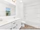 Bathroom featuring double sink vanity and shower over tub at 40189 Crooked Stick Dr # 1235, Lancaster, SC 29720