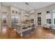 Spacious kitchen with an island, stainless steel appliances, and hardwood floors at 4336 Tottenham Rd, Charlotte, NC 28226