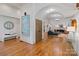 Spacious living room with hardwood floors and open floor plan at 4336 Tottenham Rd, Charlotte, NC 28226