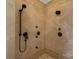 Walk-in shower with multiple shower heads and tiled walls at 4336 Tottenham Rd, Charlotte, NC 28226