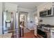 Bright kitchen featuring stainless steel appliances and granite countertops. Cozy spot for cooking & gathering at 632 N Oakland Ave # Pt1, Statesville, NC 28677