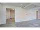 Finished basement featuring recessed lighting, wood look flooring, and entry to other room at 7526 Dorn Cir, Charlotte, NC 28212