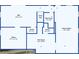 Second floor layout with den, office, bonus room, and flex space for versatile living at 7526 Dorn Cir, Charlotte, NC 28212