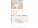 Detailed floor plan showing dimensions of the home's layout, including kitchen and bedrooms at 10929 Lassen Ct, Charlotte, NC 28214