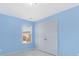 Bright bedroom with hardwood flooring, a window and white double-door closet at 1612 Beleek Ridge Ln, Clover, SC 29710