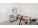 Well-lit home office space featuring a desk and chairs at 200 J.P. Dr # 184P, Albemarle, NC 28001