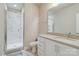 Contemporary bathroom with marble shower, sleek vanity, and modern fixtures at 2123 Isom St, Charlotte, NC 28208
