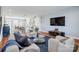 Comfortable living room featuring stylish furniture, a plush rug, and an open layout at 2123 Isom St, Charlotte, NC 28208