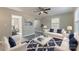 Bright living room with stylish furniture, decor and ample natural light, perfect for relaxing or entertaining at 2708 Catalina Ave, Charlotte, NC 28206