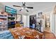 Spacious bedroom with a TV, closet and attached bathroom at 4937 Lebanon Dr # 1, Charlotte, NC 28273
