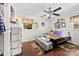 Comfortable bedroom with hardwood floors and natural light at 4937 Lebanon Dr # 1, Charlotte, NC 28273