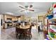 Open kitchen with stainless steel appliances and a dining area perfect for meal preparation and entertaining at 4937 Lebanon Dr # 1, Charlotte, NC 28273