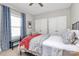 Bedroom featuring a patterned comforter and two closets at 5019 Mill Creek Rd, Clover, SC 29710