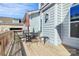 Enjoy outdoor dining on this spacious wooden deck, perfect for entertaining and relaxation at 5019 Mill Creek Rd, Clover, SC 29710