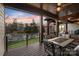 View from expansive deck with outdoor dining and serene water views at 826 Misty Arbor Frd, Clover, SC 29710