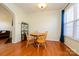 Charming dining area with hardwood floors and bright natural lighting at 8422 Chaceview Ct, Charlotte, NC 28269