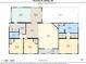 Detailed floor plan of the home showcasing room layouts, dimensions, and overall design at 120 Dixie Dr, Shelby, NC 28021