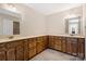Spacious bathroom with a double vanity and lots of cabinets at 133 Persimmon Creek Rd # 81, Kings Mountain, NC 28086