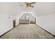 Bonus room with carpet and a ceiling fan at 133 Persimmon Creek Rd # 81, Kings Mountain, NC 28086