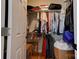 Walk-in closet with built-in shelving and clothing racks at 1529 Alex Dr, Shelby, NC 28152
