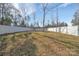 Expansive fenced backyard offers ample space for outdoor activities and privacy at 293 Blanche Cir, Rock Hill, SC 29730