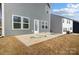 Backyard featuring a concrete patio perfect for outdoor relaxation with lush green lawn at 5010 Arbordale Way # 5, Mount Holly, NC 28120