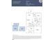 Floor plan featuring 2 bedrooms, flex room, modern kitchen and 2 car garage at 8418 Norman Forest Rd, Lancaster, SC 29720