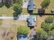 Aerial view of the property, showcasing the layout of the home and surrounding landscape at 148 Painted Bunting Dr, Troutman, NC 28166