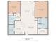 Detailed floor plan featuring a living room, kitchen, bedrooms, and bathrooms, with accurate dimensions and layout at 14941 Santa Lucia Dr, Charlotte, NC 28277