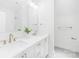 Modern bathroom with double sinks, stylish fixtures, and bright vanity lighting at 2010 Bessbrook Rd, Fort Mill, SC 29708