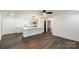 Open-concept kitchen features stainless steel appliances, and breakfast bar at 209 Palmer St, Shelby, NC 28150