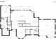 Floor plan showing layout of 1st floor including measurements of living areas at 228 Wildwood Cove Dr, Mooresville, NC 28117