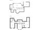 Floor plan showing layout of basement level and 2nd floor including measurements at 228 Wildwood Cove Dr, Mooresville, NC 28117