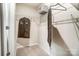 Functional walk-in closet with wire shelving for organized storage and clothing display at 296 Laura Elizabeth Ln, Clover, SC 29710